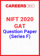 NIFT 2020 GAT Question Paper - Series F