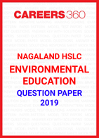 Nagaland HSLC Environmental Education Question Paper 2019