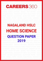 Nagaland HSLC Home Science Question Paper 2019