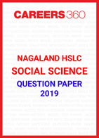 Nagaland HSLC Social Science Question Paper 2019