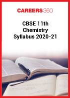 CBSE 11th Chemistry Syllabus 2020-21