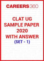 CLAT Sample Paper 2020 with answers Set - 1