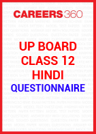 UP Board Class 12 Hindi Questionnaire