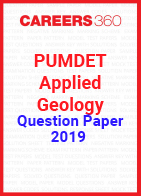 PUMDET Applied Geology Question Paper 2019