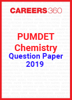 PUMDET Chemistry Question Paper 2019