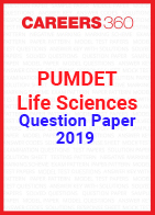 PUMDET Life Sciences Question Paper 2019