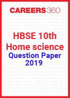 HBSE 10th Home Science Question Paper 2019