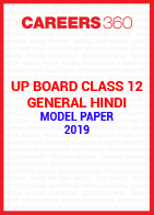 UP Board Class 12 General Hindi Model Paper 2019