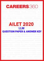 AILET 2020 LLM Question Paper