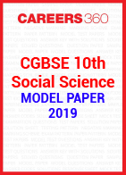 CGBSE 10th Social Science Model Paper 2019