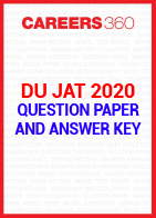 DU JAT 2020 question paper and answer key