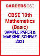 CBSE 10th Class Mathematics (Basic) Solved Sample Paper 2021