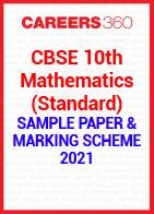 CBSE 10th Class Mathematics (Standard) Solved Sample Paper 2021