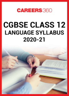 CGBSE Class 12 Language Syllabus 2020-21