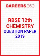 RBSE 12th Chemistry Question Paper 2019