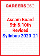 Assam Board 9th & 10th Revised Syllabus 2020-21