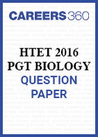 HTET 2016 PGT Biology question paper