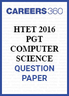 HTET 2016 PGT Computer Science question paper