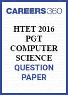 HTET 2016 PGT Computer Science question paper