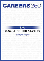 SAU MSc Applied Maths Sample Paper