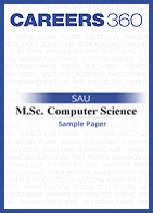SAU MSc Computer Science Sample Paper