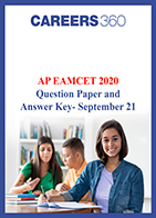 AP EAMCET 2020 Question Paper and Answer Key- September 21