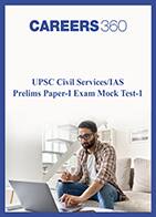 UPSC CSE Prelims Paper 1 Exam Mock Test 1