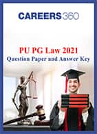 PU PG Law 2021 Question Paper and Answer Key