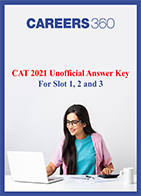 CAT 2021 Unofficial Answer Key for Slot 1, 2 and 3