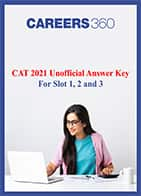 CAT 2021 Unofficial Answer Key for Slot 1, 2 and 3