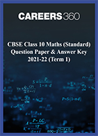 CBSE Class 10 Maths (Standard) Question Paper & Answer Key 2021-22 (Term 1)