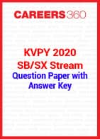 KVPY 2020 SB/ SX Stream Question Paper with Answer Key