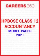 HPBOSE Class 12 Accountancy Model Paper 2021