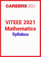 VITEEE 2021 Mathematics Syllabus