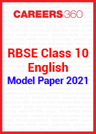 RBSE Class 10 English Model Paper 2021