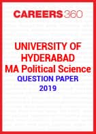 University of Hyderabad MA Political Science Question Paper 2019