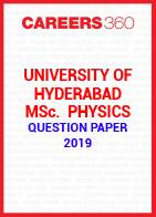 University of Hyderabad MSc. Physics Question Paper 2019