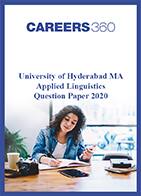 University of Hyderabad MA Applied Linguistics Question Paper 2020