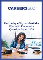 University of Hyderabad MA Financial Economics Question Paper 2020