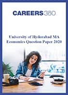 University of Hyderabad MA Economics Question Paper 2020