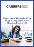 University of Hyderabad MA English Language Studies Question Paper 2020