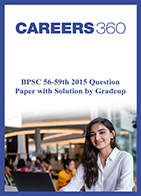 BPSC 56-59th 2015 Question Paper with Solution by Gradeup
