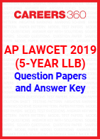 AP LAWCET 2019 (5-year LLB) question paper and answer key