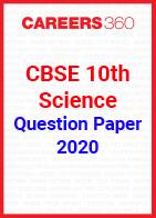 CBSE 10th Science Question Papers 2020