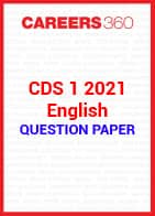 CDS 1 2021 English question paper