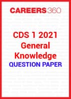 CDS 1 2021 General Knowledge question paper