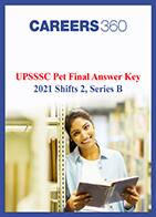 UPSSSC PET answer key 2021 Shift 2 Series B