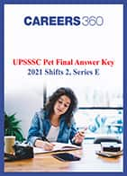 UPSSSC PET answer key 2021 Shift 2 Series E