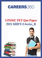 UPSSSC PET 2021 question paper for shift 2 series B