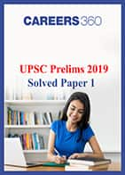 UPSC Prelims 2019 Solved Paper 1